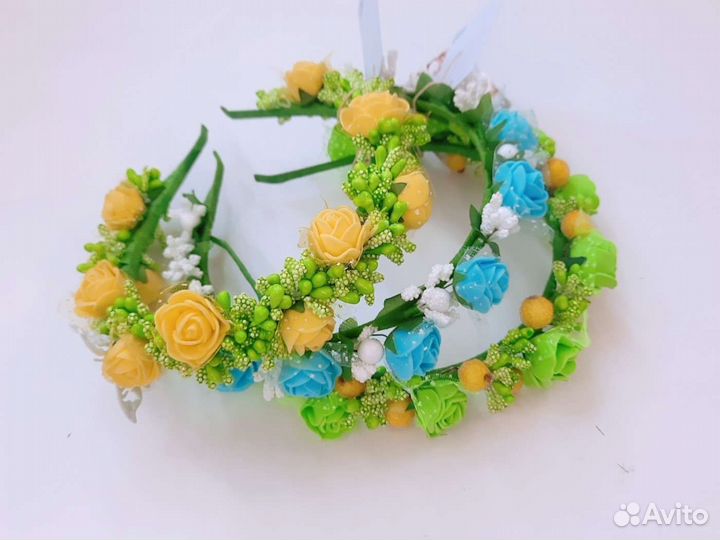 Ободок для волос ручной работы