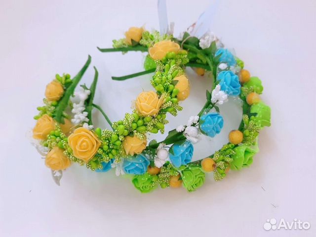 Ободок для волос ручной работы