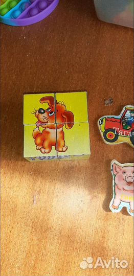 Деревянные игрушки томик Теремок