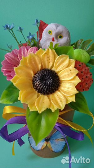 Букет на 1 сентября.Мыло ручной работы