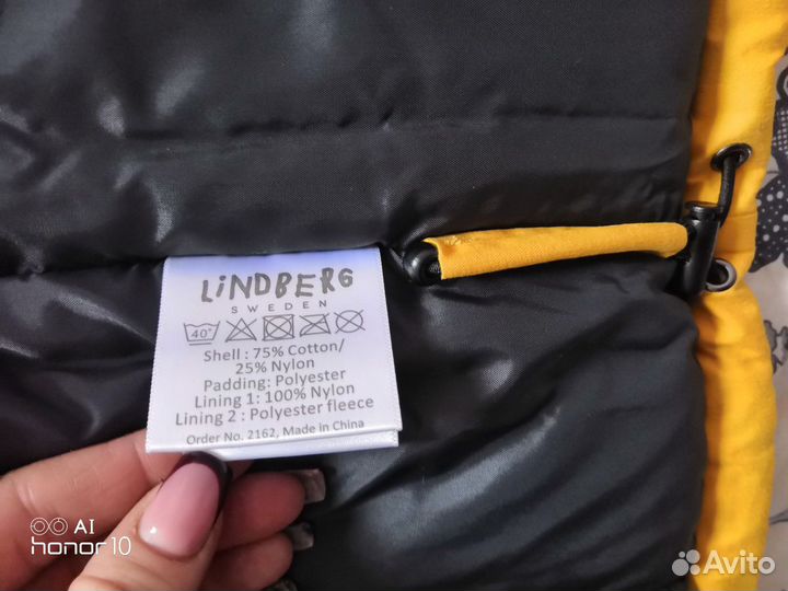 Lindberg парка + краги дидриксонс в цвет,зима 110+