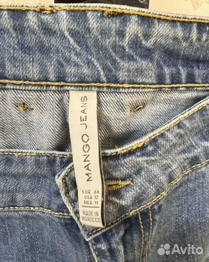 Джинсы mango рваные