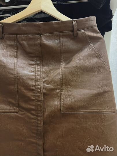 Кожаная юбка ostin