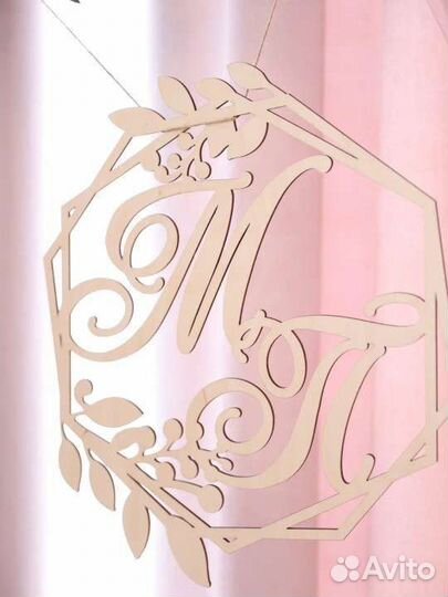 Монограмма на свадьбу