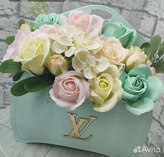 Букет из вспененного мыла