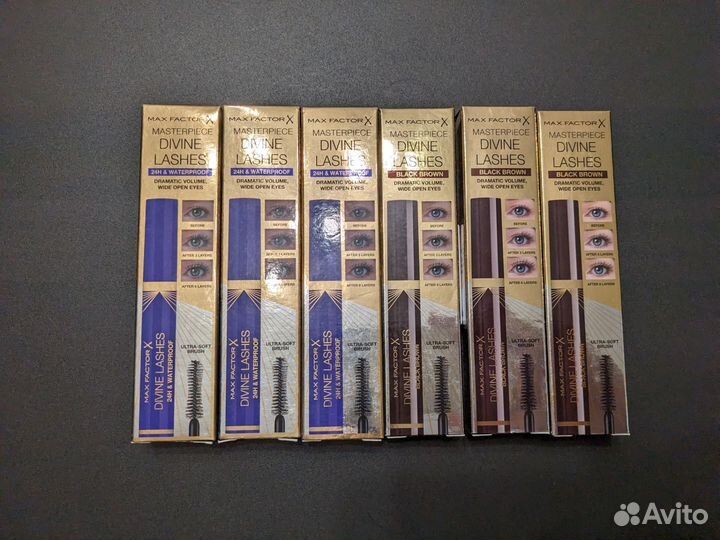 Max Factor (губная помада, тональный крем, тушь)