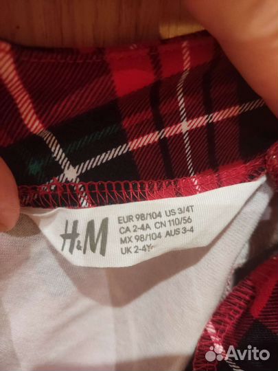 Платье для девочки hm 98 104