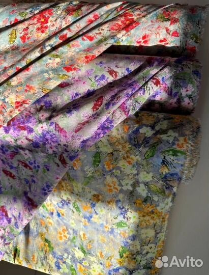 Ткань шелк штапель