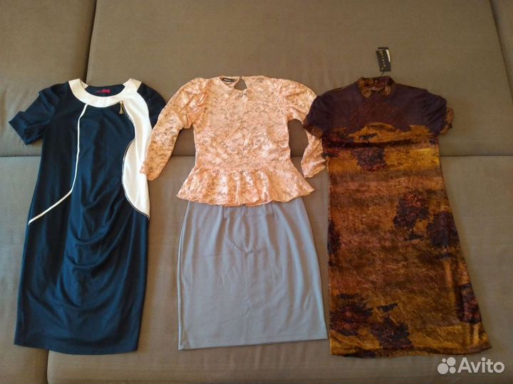 Вещи одним лотом, разм. 48-50,платья,бриджи,шорты