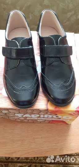 Кожаные полуботинки для мальчика