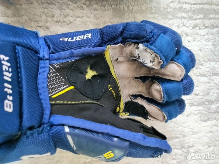 Краги хоккейные размер 13 bauer