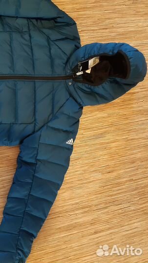 Адидас оригинал пуховик новый р.152