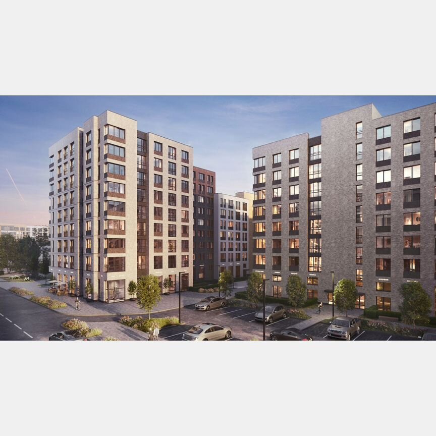 1-к. квартира, 45,4 м², 2/12 эт.