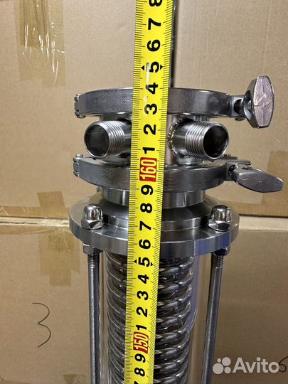 Спиртовая колонна 3 дюйма (76мм) с димротом