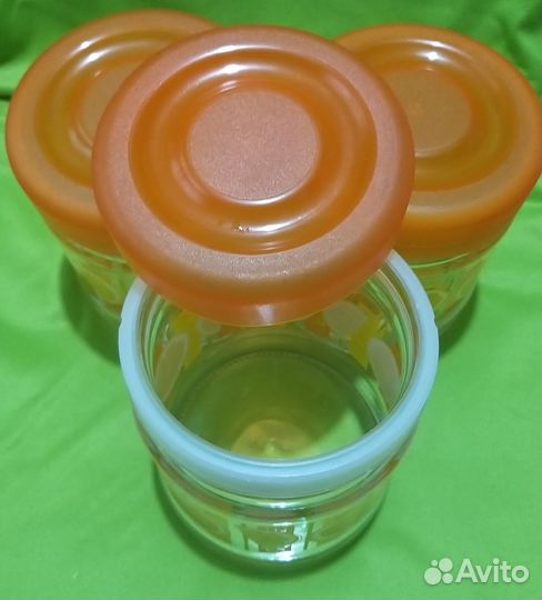 Набор банок для сыпучих продуктов 850 мл (3шт.)