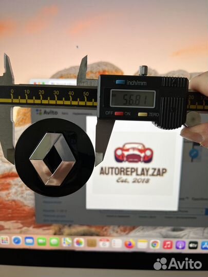 Колпачки заглушки цо renault рено