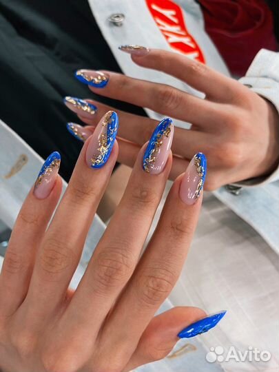 Маникюр наращивание ногтей