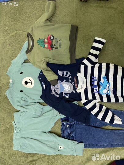 Детские вещи для мальчика пакетом