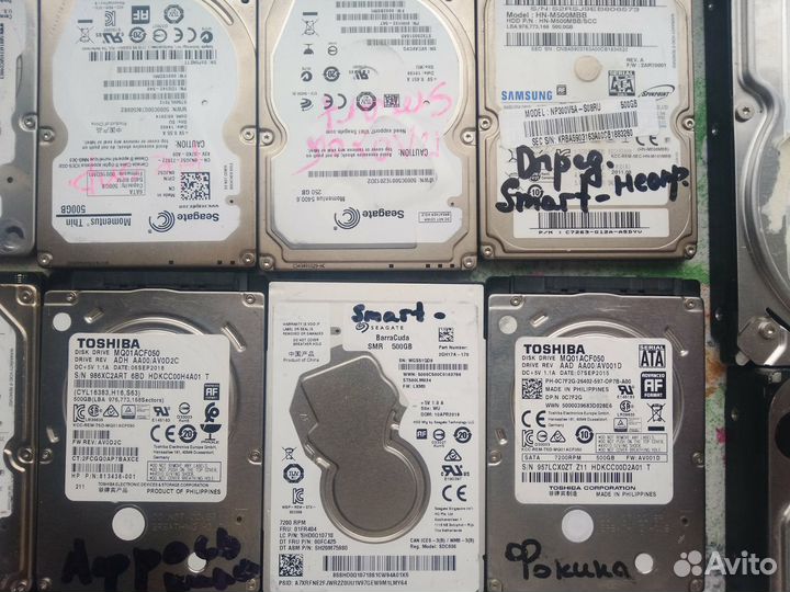 Жесткий диски нерабочие