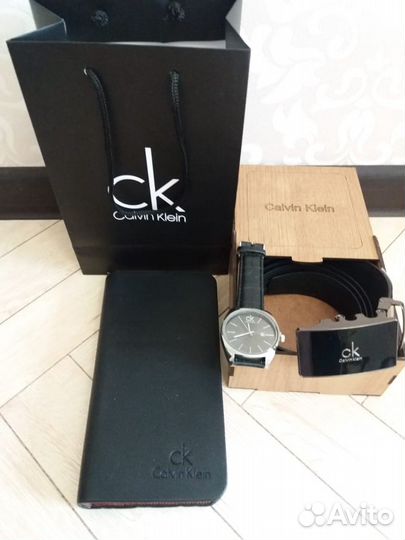 Набор мужских аксессуаров.часы.ремень.портмане