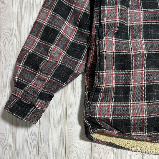 Рубашка wrangler с шерпой M 48