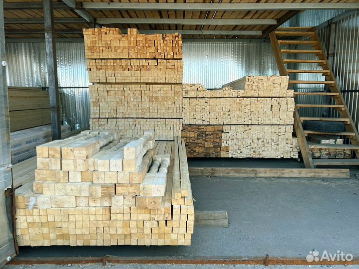 Доска обрезная 40х200х6000мм 1 сорт ГОСТ