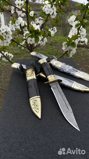 Нож «Р» дамаск