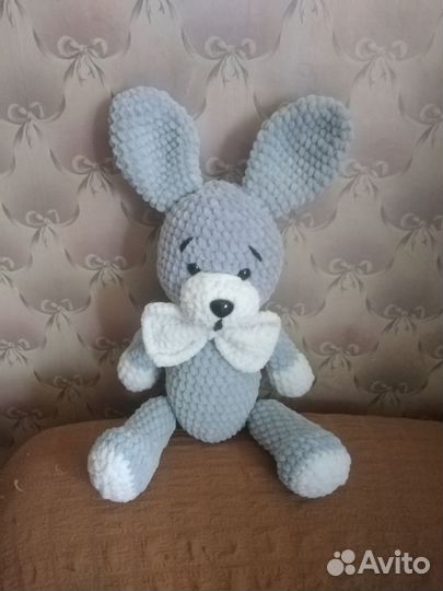 Мягкая игрушка заяц, змея, медведь ручной работы