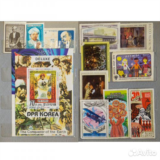 Почтовые марки СССР и разные страны 60-80е годы