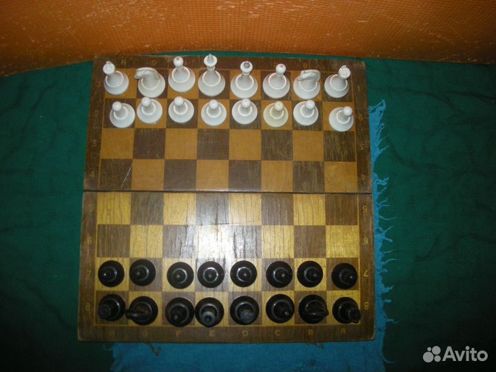 Шахматы СССР карболит колкий пластик