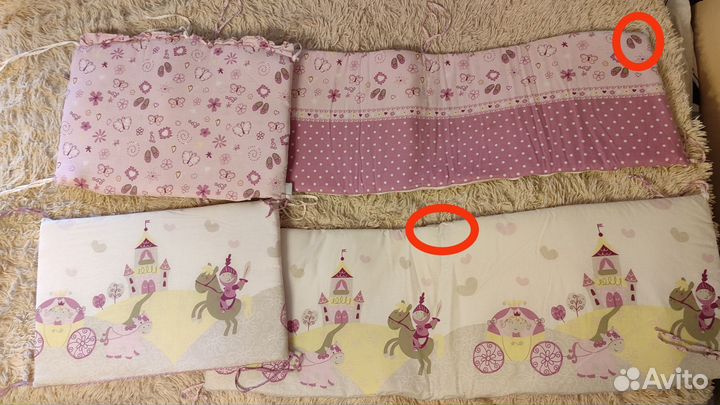 Бортики в детскую кроватку кпб и балдахин