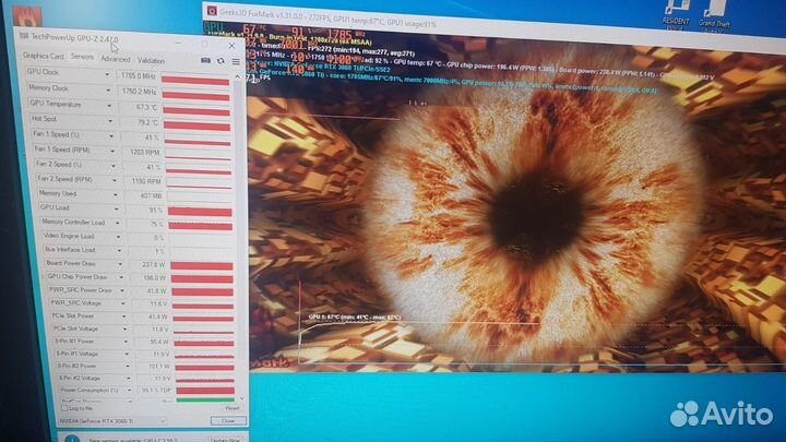 Msi geforce rtx 3060 ti gaming x trio