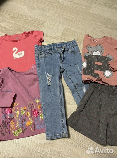 Вещи 86-92 Р. Фирменные вещи пакетом на девочку 92