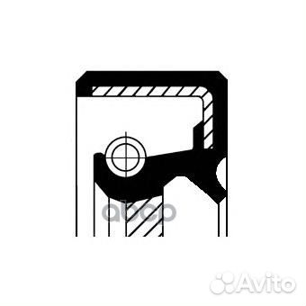 Сальник коленвала FR ford 19036897B Corteco