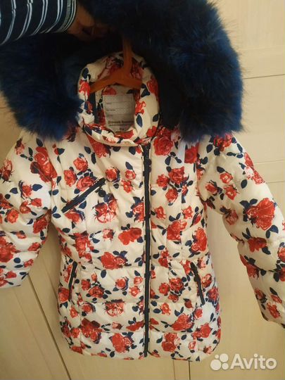 Куртка удлиненная осень-зима р.116