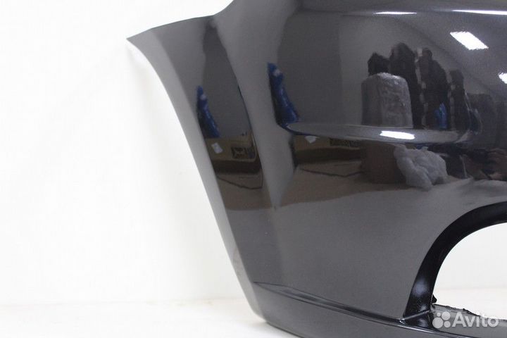 Бампер передний chevrolet aveo T250 05-11 4D Pearl Black 87U (Жемчужно-черный)