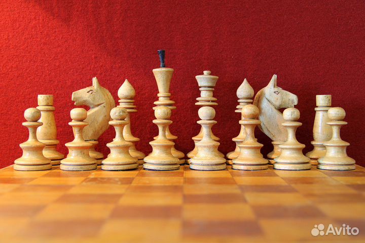 Шахматы Египетские деревянные СССР 1930 - 1950 г