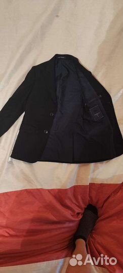 Школьный костюм для мальчика синий 128