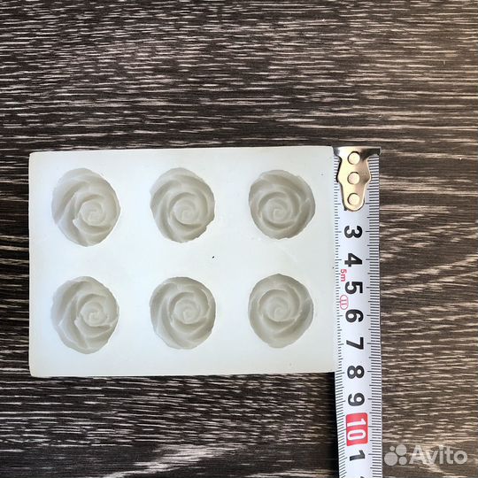 Силиконовый молд для шоколада роза