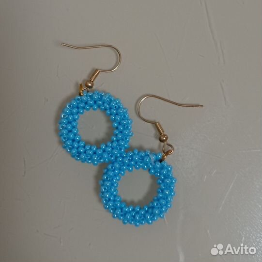 Серьги из бисера
