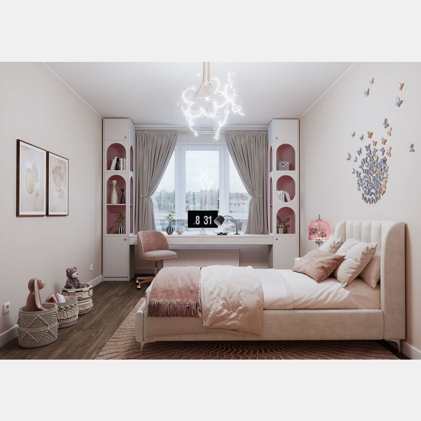 2-к. квартира, 61,8 м², 12/17 эт.