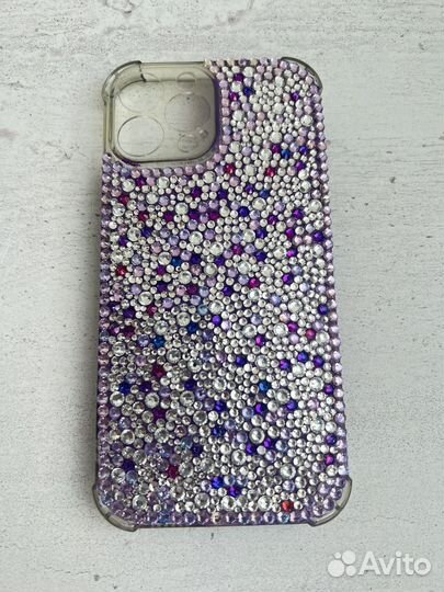 Чехол на iPhone 13 pro max со стразами