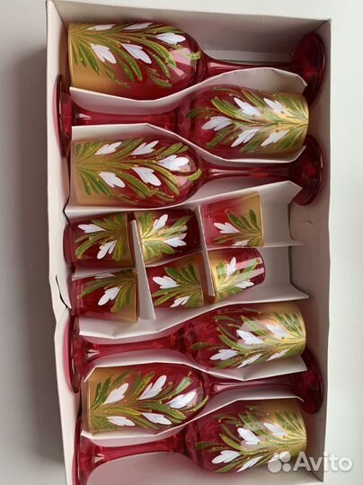 Набор бокалов и рюмок, новый, в отличном состоянии