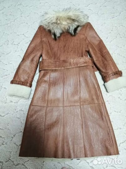 Дубленка шуба натуральная кожанная женская