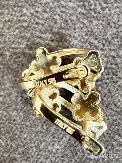 Золотые серьги