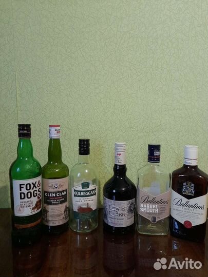 Бутылки для коллекции