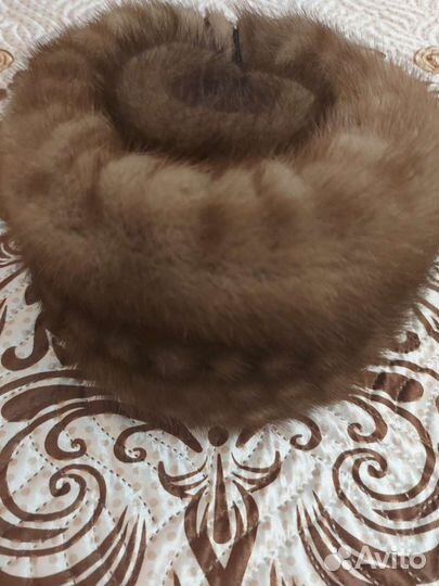 Шапка норковая женская