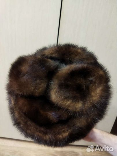 Норковая шапка мужская