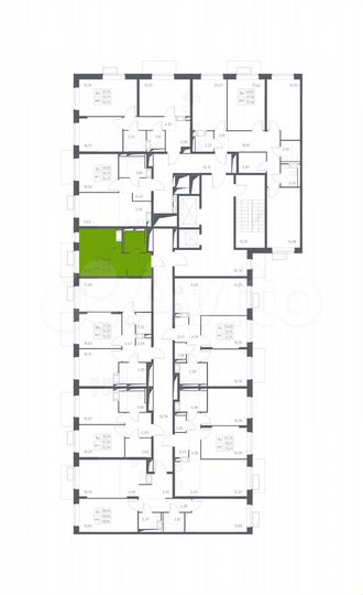 Квартира-студия, 21,7 м², 13/17 эт.