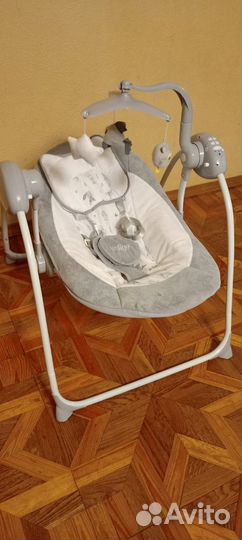 Детские электронные качели для новорожденных